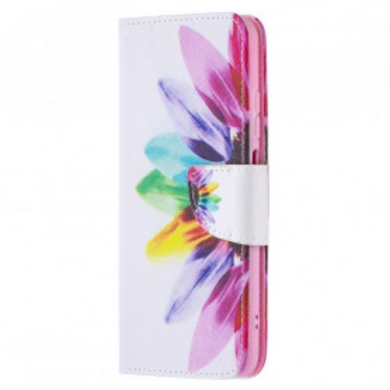 Housse Xiaomi Redmi Note 10/10S/Poco M5s Fleur Aquarelle