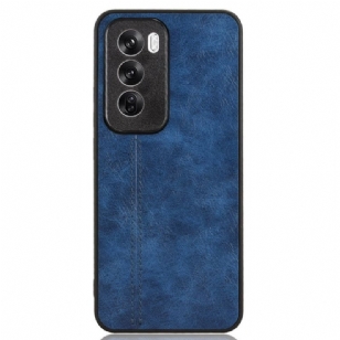 Coque Oppo Reno 12 Pro 5G Effet Cuir Couture