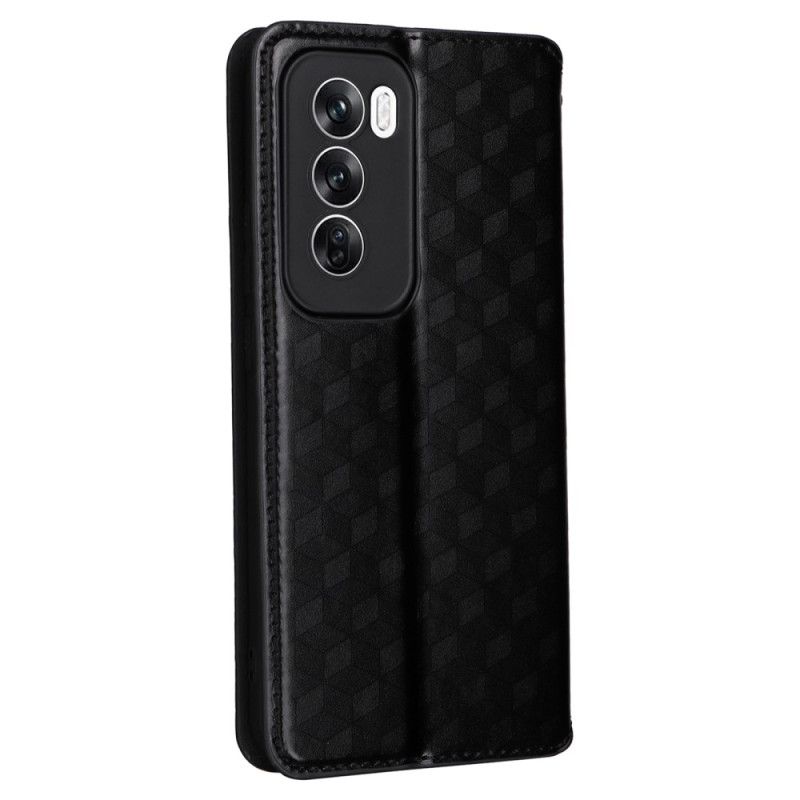 Housse Oppo Reno 12 Pro 5G Motif Losange 3D