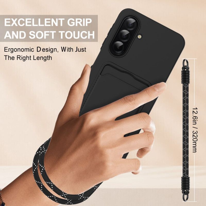 Coque à Cordon Samsung Galaxy S25 FE Porte-Carte