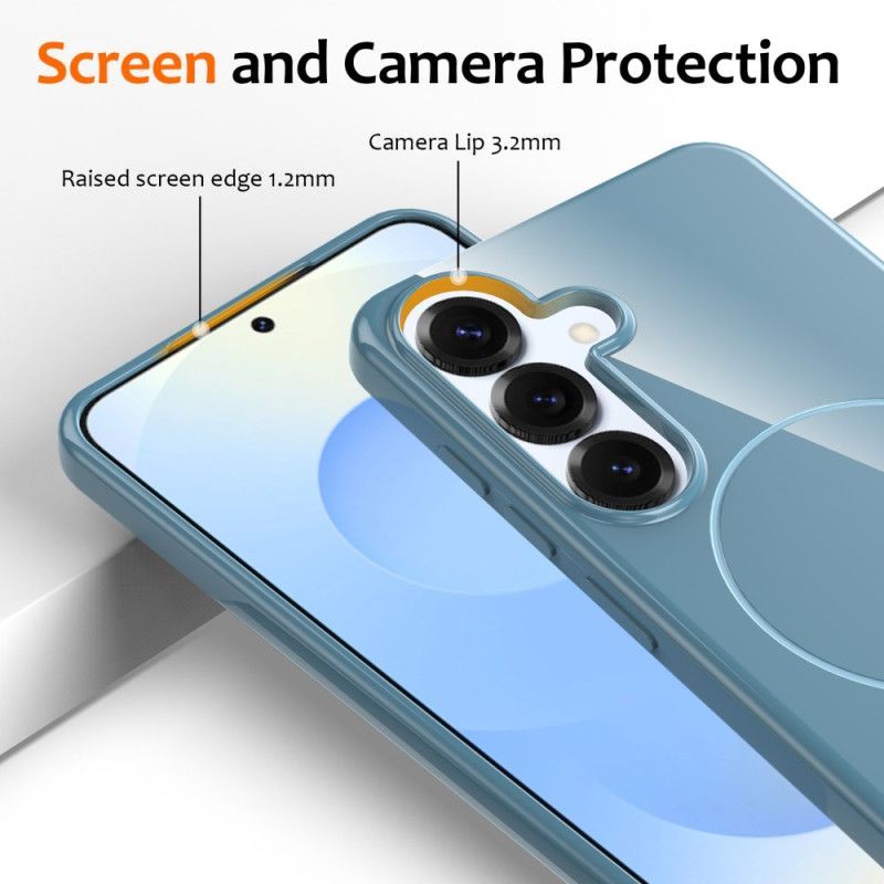 Coque Samsung Galaxy S25 FE Compatible MagSafe avec Dragonne