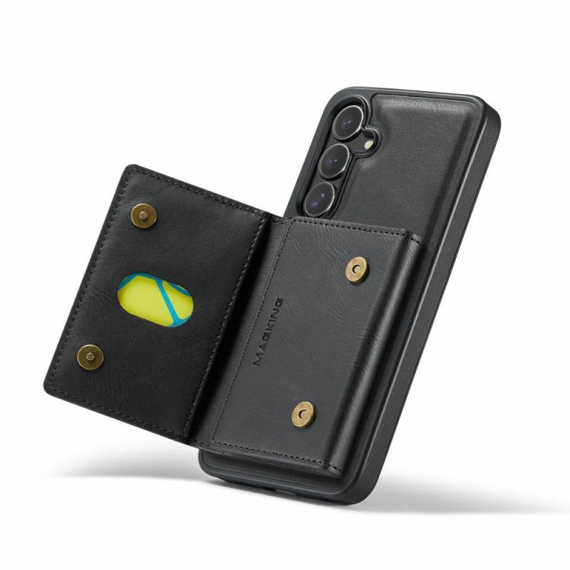Coque Samsung Galaxy S25 FE Compatible MagSafe Portefeuille Détachable MAGKING