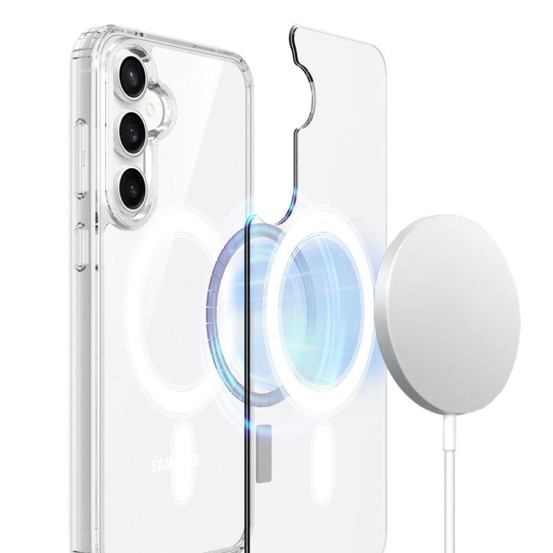 Coque Samsung Galaxy S25 FE Compatible MagSafe Transparente