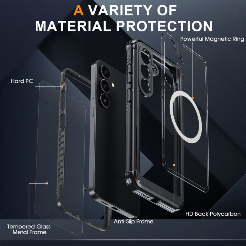 Coque Samsung Galaxy S25 FE Magnétique avec Protection Écran