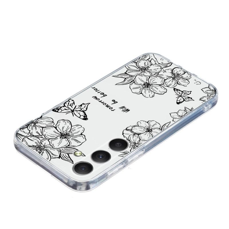 Coque Samsung Galaxy S25 FE Papillons et Fleurs