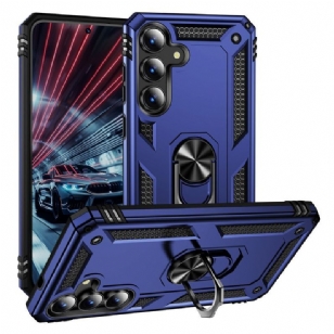 Coque Samsung Galaxy S25 FE Robuste avec Anneau-Support Rotatif à