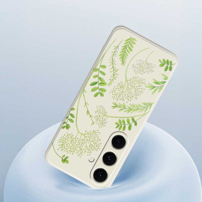 Coque Samsung Galaxy S25 FE Silicone Feuilles
