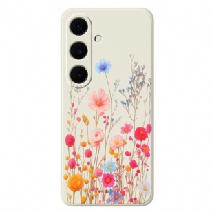 Coque Samsung Galaxy S25 FE Silicone Fleurs des Champs