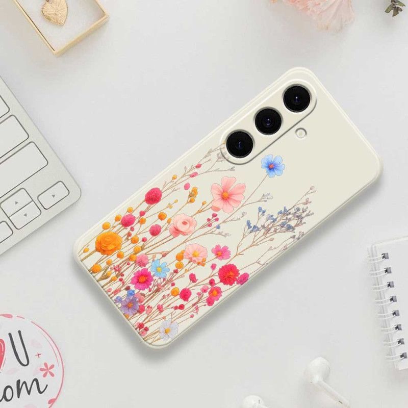 Coque Samsung Galaxy S25 FE Silicone Fleurs des Champs