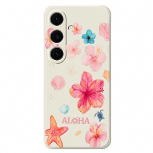 Coque Samsung Galaxy S25 FE Silicone Florale