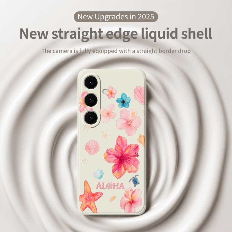 Coque Samsung Galaxy S25 FE Silicone Florale