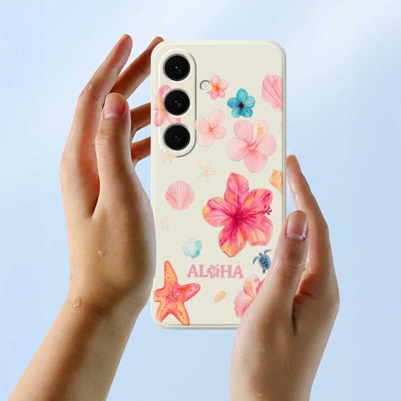 Coque Samsung Galaxy S25 FE Silicone Florale