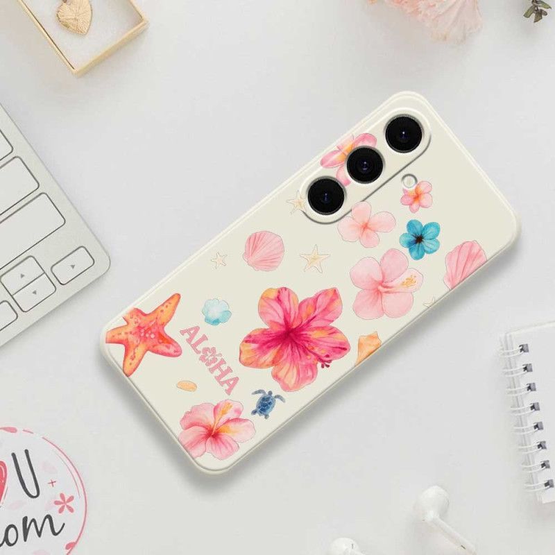 Coque Samsung Galaxy S25 FE Silicone Florale