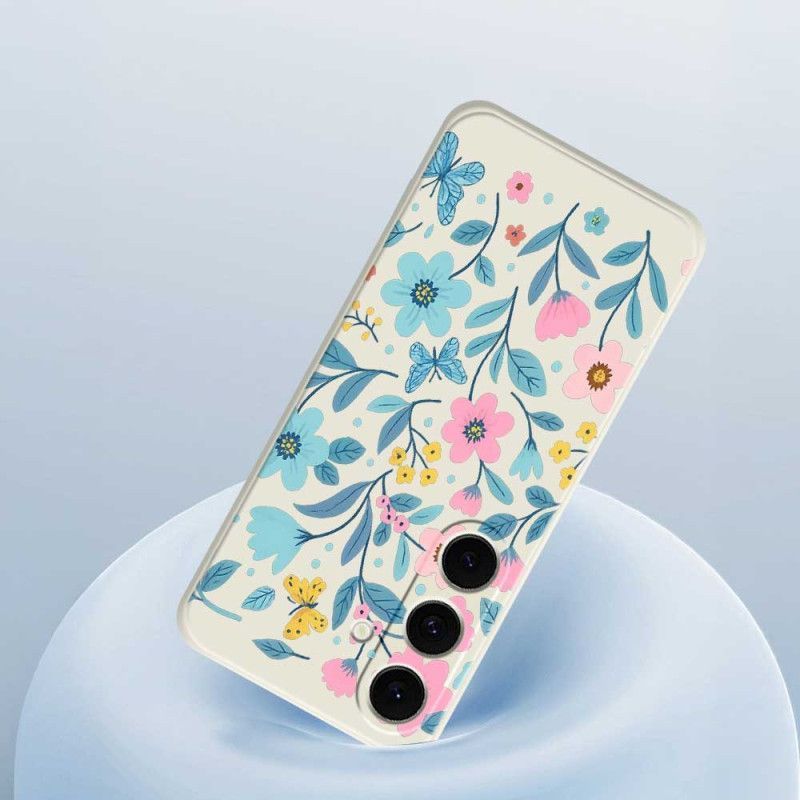 Coque Samsung Galaxy S25 FE Silicone Floralie