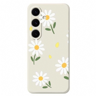 Coque Samsung Galaxy S25 FE Silicone Marguerites