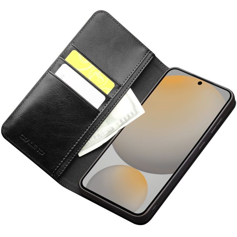Flip Cover Samsung Galaxy S25 FE Cuir QIALINO
