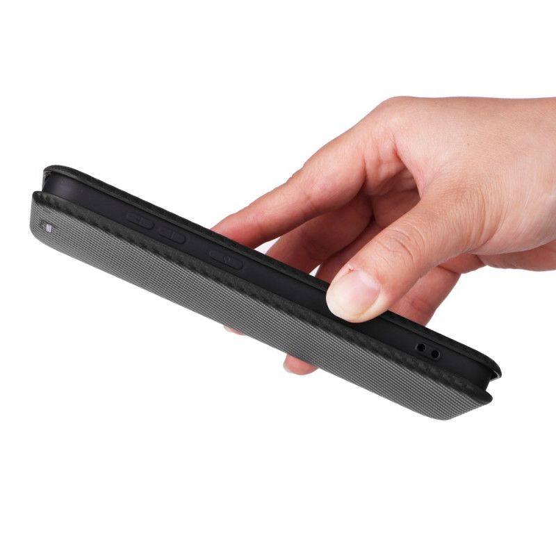 Flip Cover Samsung Galaxy S25 FE Fibre Carbone