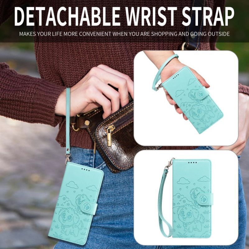 Housse Samsung Galaxy S25 FE Blocage RFID et Motif Chien