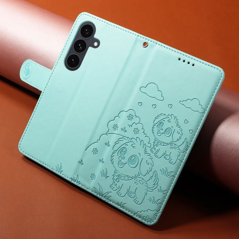 Housse Samsung Galaxy S25 FE Blocage RFID et Motif Chien