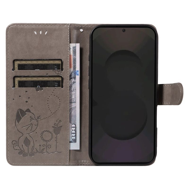 Housse Samsung Galaxy S25 FE Chat et Abeille