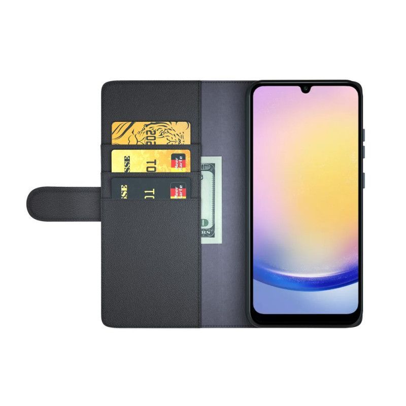 Housse Samsung Galaxy S25 FE Cuir Véritable