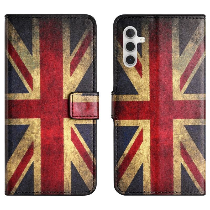 Housse Samsung Galaxy S25 FE Drapeau Anglais Vintage
