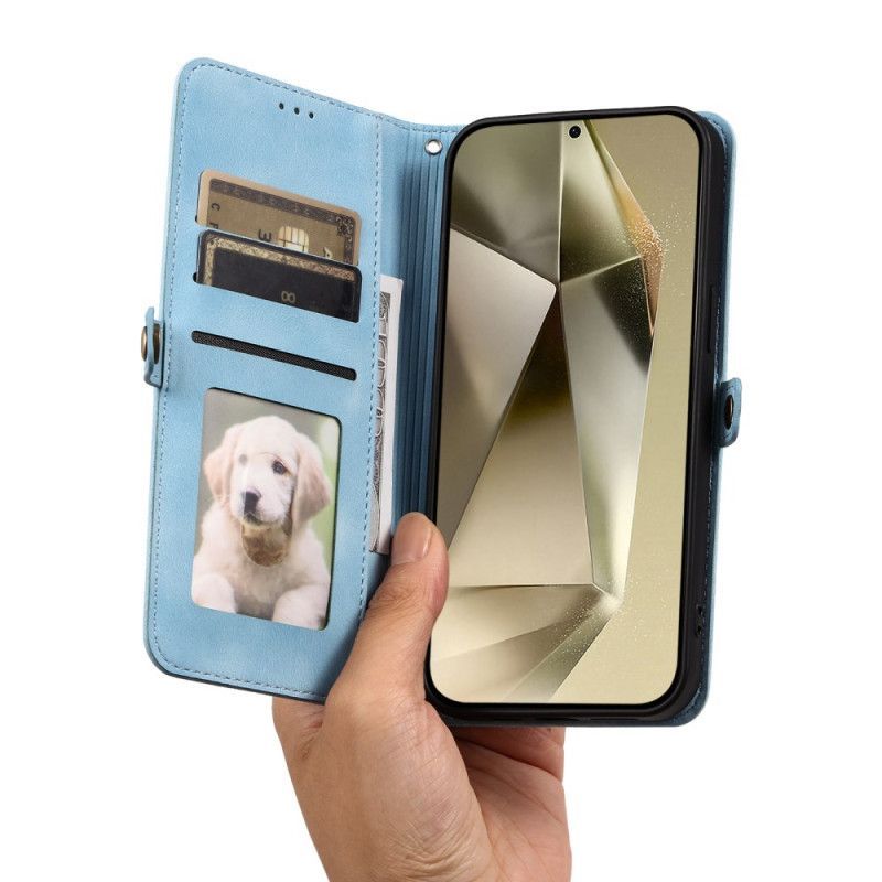 Housse Samsung Galaxy S25 FE Effet Daim Mandala