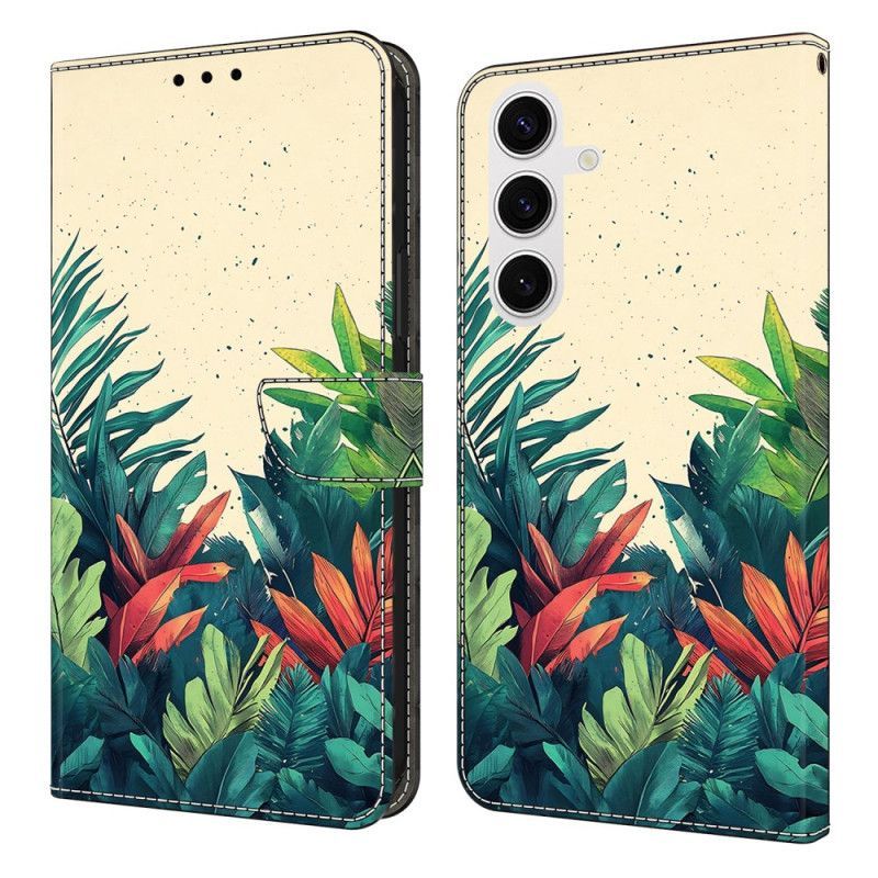 Housse Samsung Galaxy S25 FE Feuilles