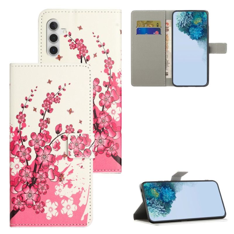 Housse Samsung Galaxy S25 FE Fleurs de Prunier