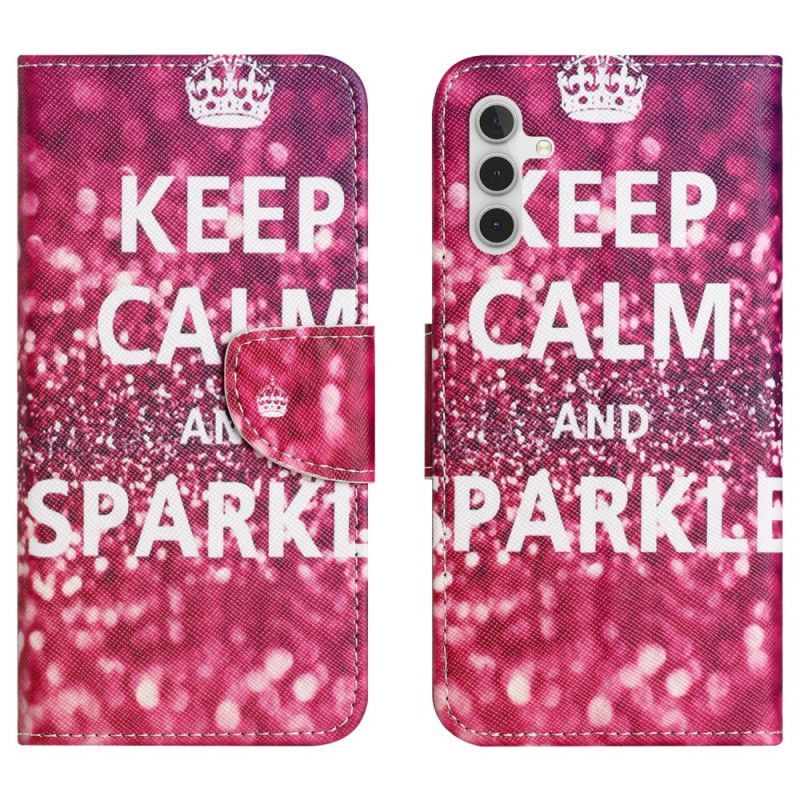 Housse Samsung Galaxy S25 FE Keep Calm and Sparkle