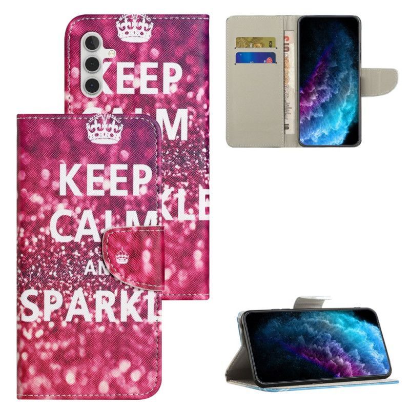 Housse Samsung Galaxy S25 FE Keep Calm and Sparkle