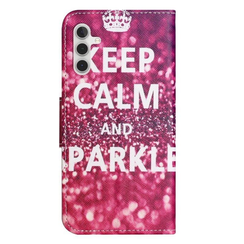 Housse Samsung Galaxy S25 FE Keep Calm and Sparkle