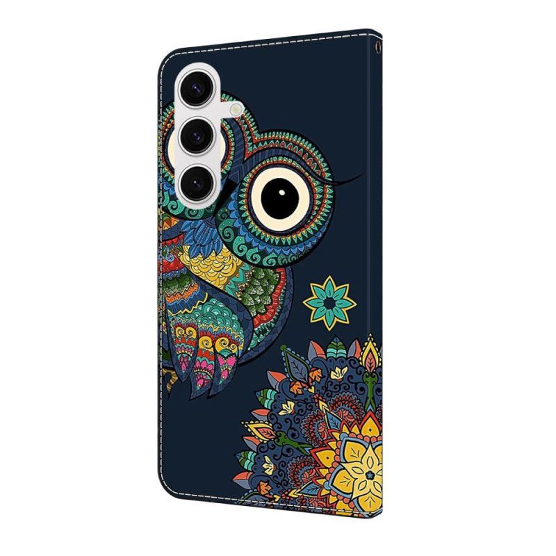 Housse Samsung Galaxy S25 FE Mandala Hibou