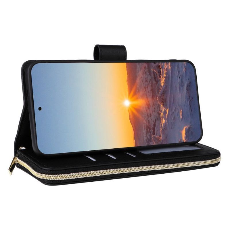 Housse Samsung Galaxy S25 FE Matelassée avec Lanière et Bandoulière