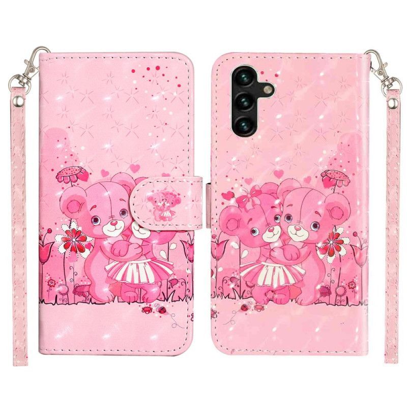 Housse Samsung Galaxy S25 FE Oursons à Lanière