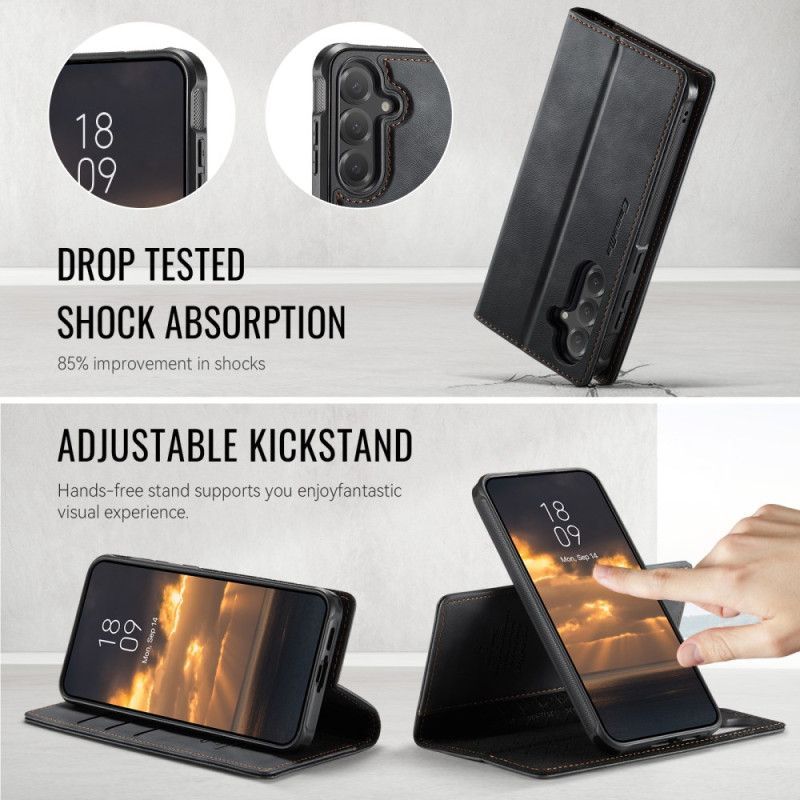 Housse Samsung Galaxy S25 FE Portefeuille avec Coque Détachable RFID