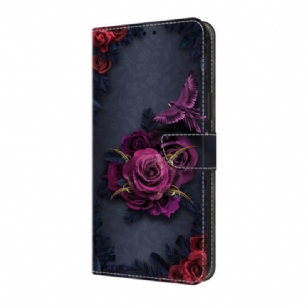 Housse Samsung Galaxy S25 FE Roses Sombres