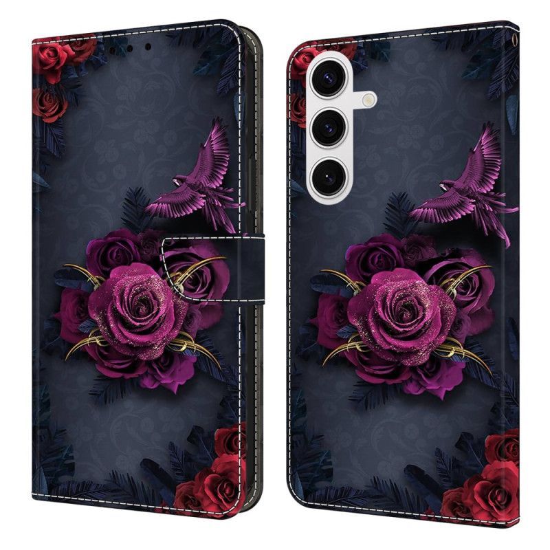 Housse Samsung Galaxy S25 FE Roses Sombres