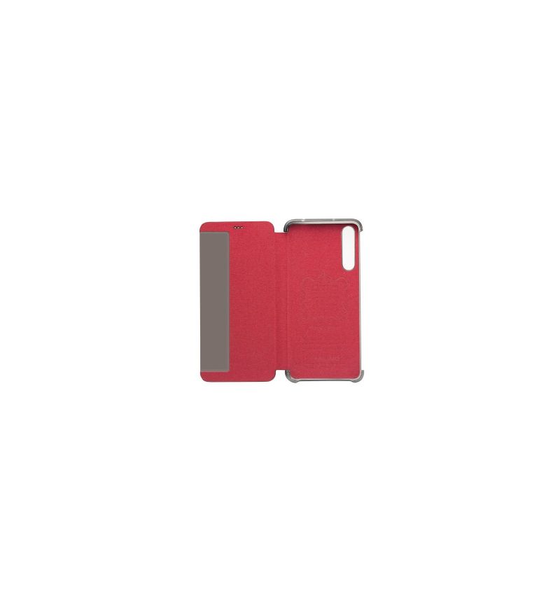 Housse Huawei P20 Pro en cuir avec fenêtre - Rouge
