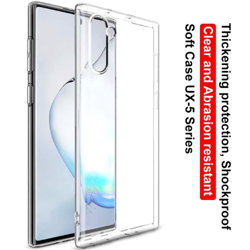 Samsung Galaxy Note 10 - Coque transparente en silicone