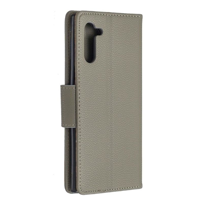 Samsung Galaxy Note 10 - Housse effet cuir grainé