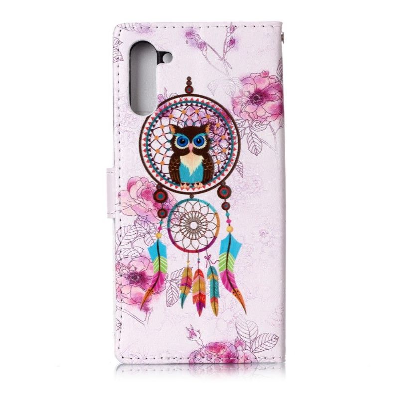 Samsung Galaxy Note 10 - Housse hibou et capteur de rêves colorés