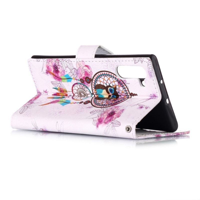 Samsung Galaxy Note 10 - Housse hibou et capteur de rêves colorés