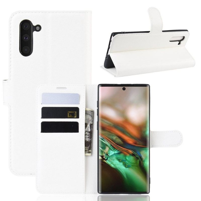 Samsung Galaxy Note 10 - Housse portefeuille style cuir