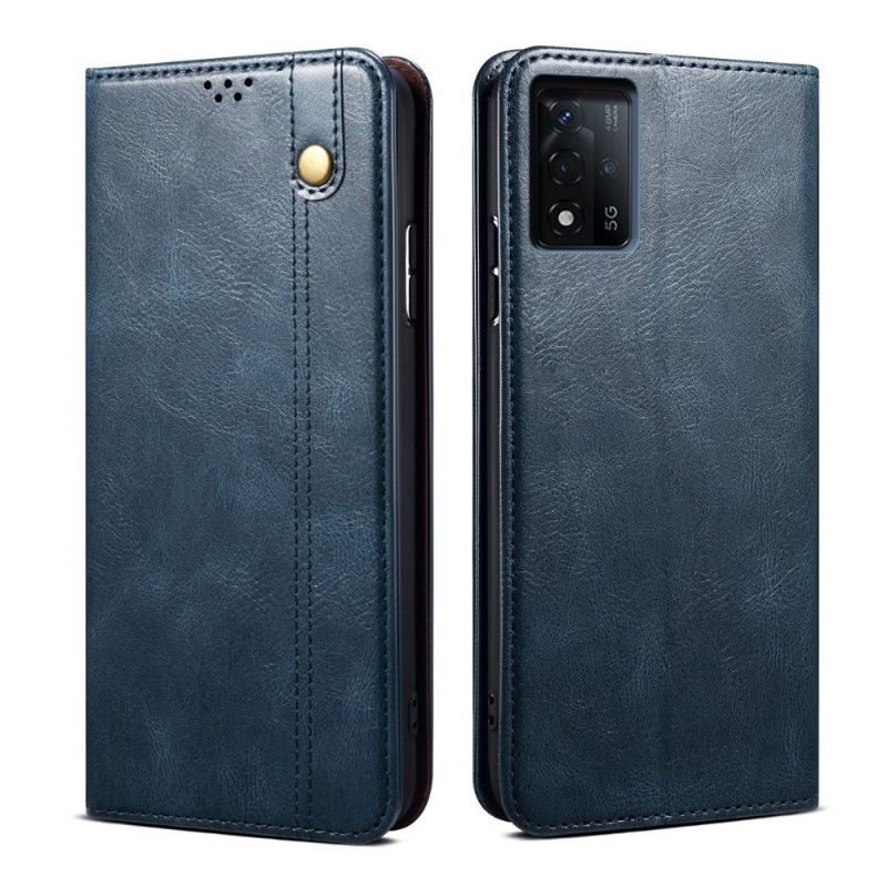 Housse Oppo A54 5G / A74 5G Ernestine coutures apparentes