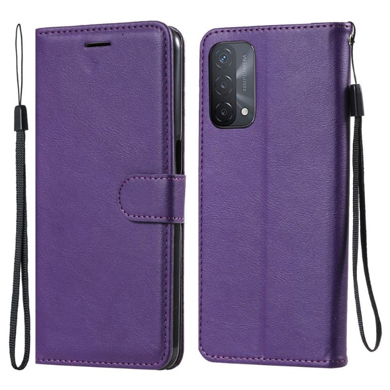 Housse Oppo A54 5G / A74 5G Sylvette à lanière