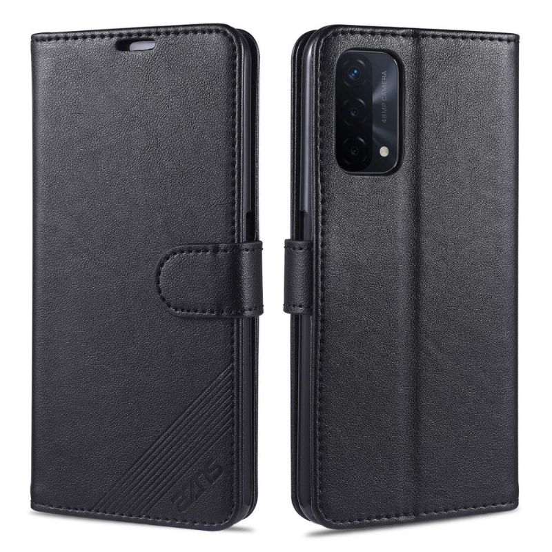 Housse Oppo A74 5G / A54 5G AZNS simili cuir