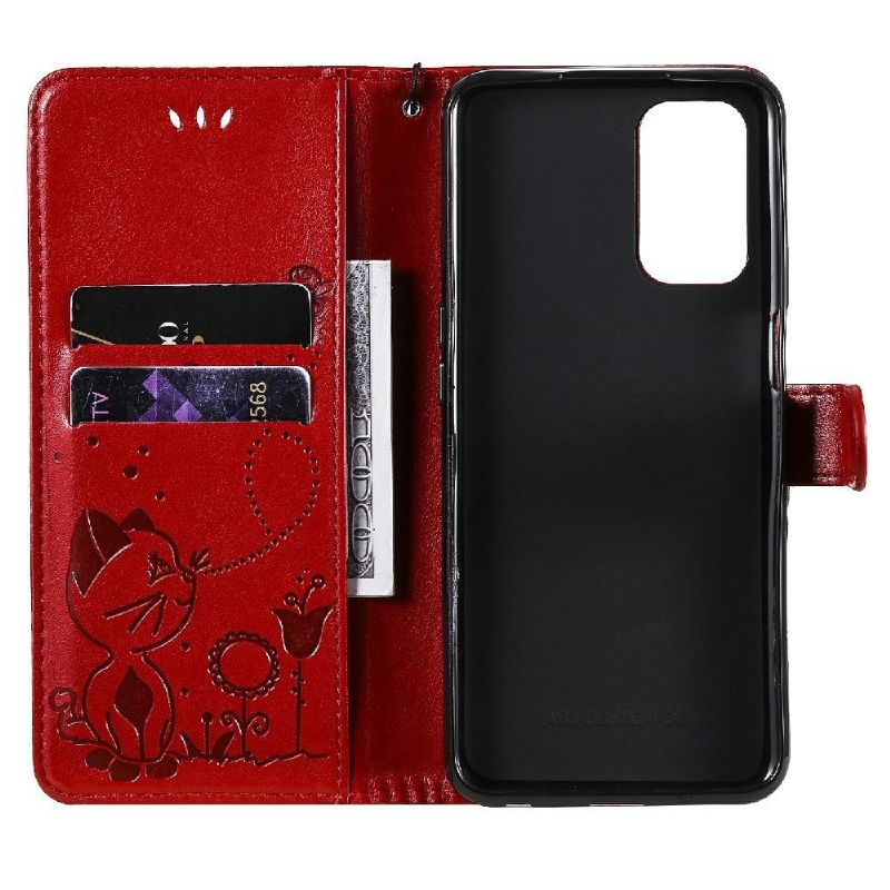 Housse Oppo A74 5G / A54 5G Illustration chat