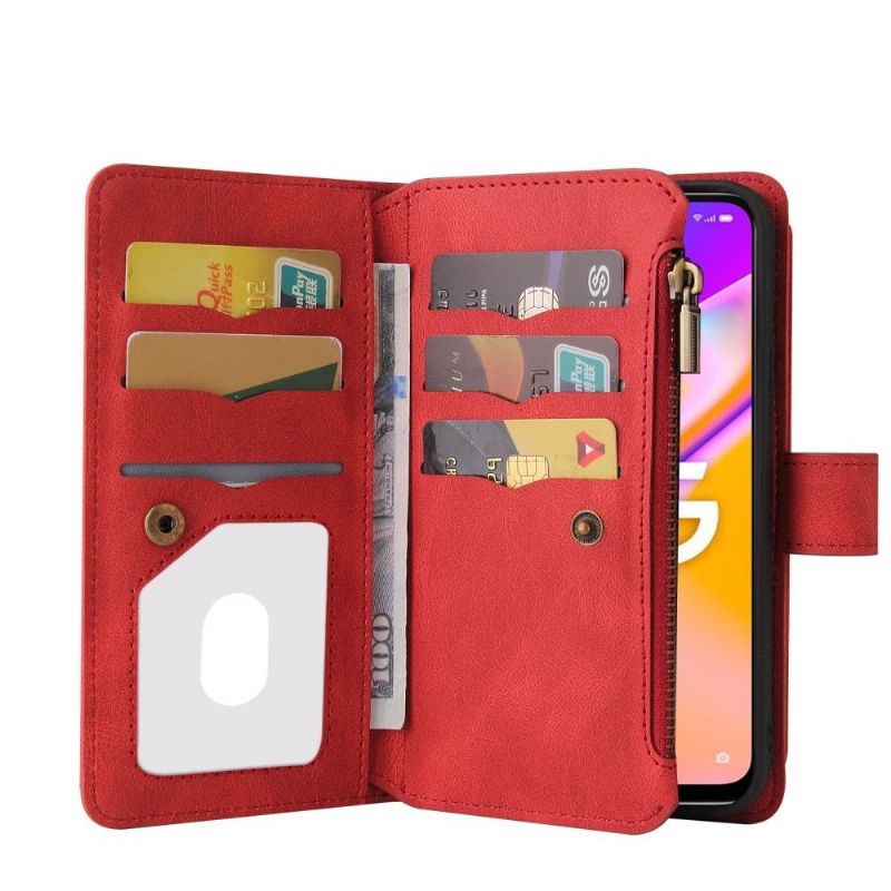 Housse portefeuille Oppo A54 5G / A74 5G à lanière