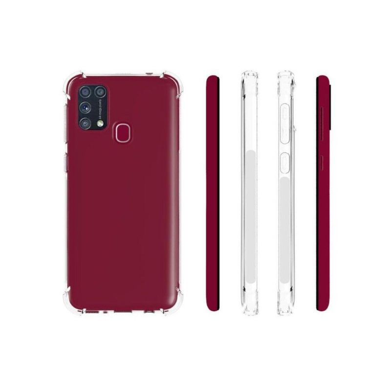Coque transparente Samsung Galaxy M31 angles renforcés